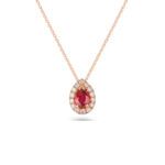 Teardrop Ruby Pendant