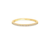 Half Eternity Yellow Ring